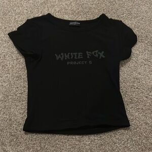 WHITE FOX BLACK BABY T